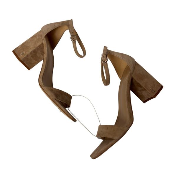 SAM EDELMAN DANIELLA BLOCK HEEL BEIGE WOMEN SANDALS SIZE 10 BRAND NEW - Picture 2 of 8